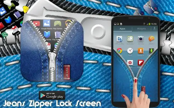 Jeans Zipper Lock Screen - Apps on Google Play