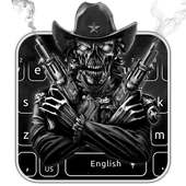 Skull Gun Keyboard