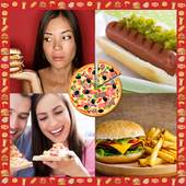 Fast Food Photo Collage