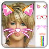 Women hairstyle - Cat Face on 9Apps