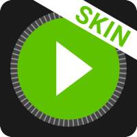 MusiX Material Dark Green Skin for music player on 9Apps