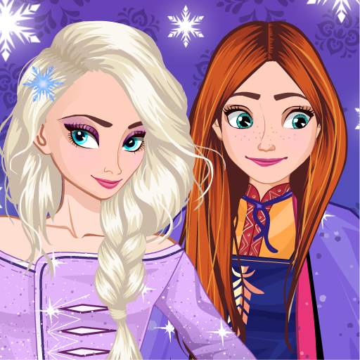 Icy or Fire dress up game - Frozen Land