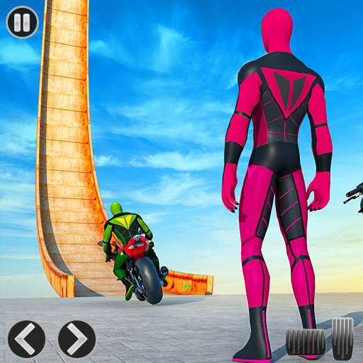Superhero Bike Stunt Master 3D