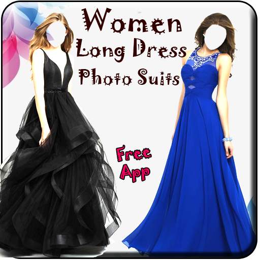 Women Long Dress Photo Suits