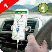 GPS Route Map Traffic Navigation App