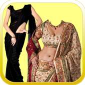 Sexy Saree Photo Suit on 9Apps