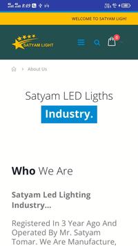 Satyam led on sale lighting industry