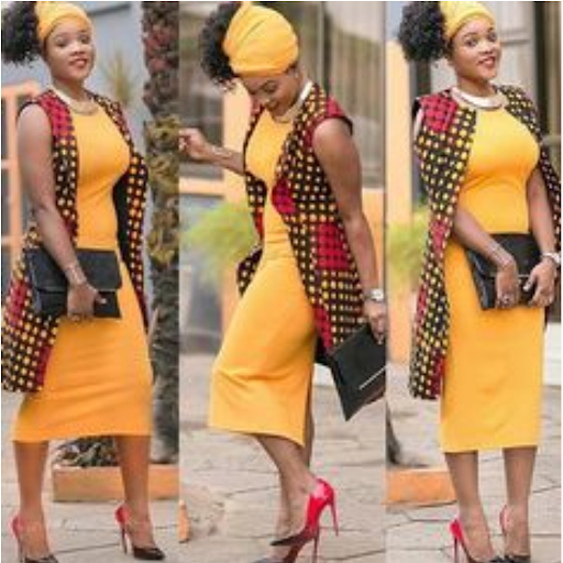 Simple chitenge cheap dresses