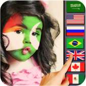 Flag Face Independence Profile Photo Maker on 9Apps