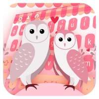 Pink twins Owl keyboard
