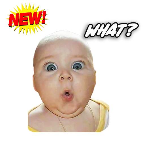 WAStickerApps Babies Funny Faces with Phrases 2020