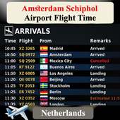 Amsterdam Schiphol Airport Flight Time on 9Apps