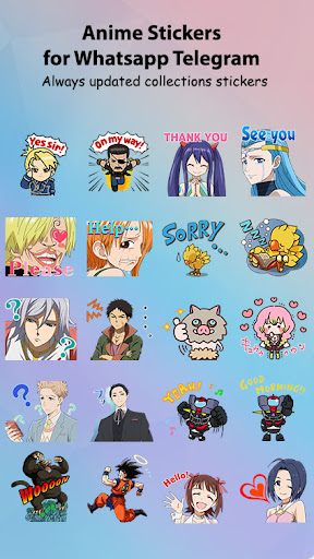 Anime Stickers for Whatsapp Telegram Stiker WA APK Download 2024
