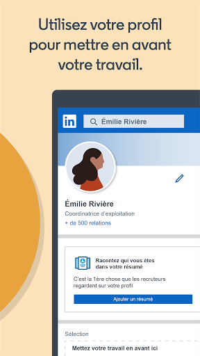 LinkedIn: Recherche d'emploi screenshot 5