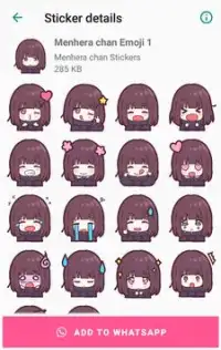 Menhera-chan - WhatsApp Stickers 1.1.0 Free Download