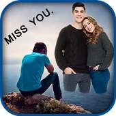 Miss You Frame Photo Editor - Blend Me Collage