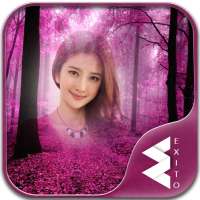 Pink Forest Photo Frames on 9Apps