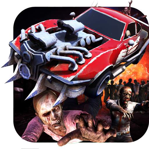 Zombie smash car - Destruction games