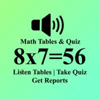 Math Tables-Times table, Multiplication Table Quiz