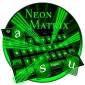 Neon Matrix Keyboard