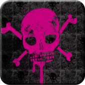 Pink Skull Go Launcher Theme on 9Apps