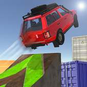 Mega Car Jumps Game 2018: dublês do carro
