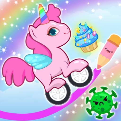 Pony Go : Drawing Race - Rainbow Paint Lines