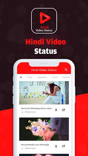 Hindi Short Video App -  Video Status For Whatsapp स्क्रीनशॉट 2