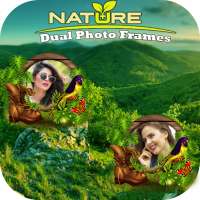 Nature Dual Photo Frame