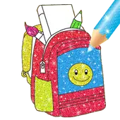 Glitter School Supplies Coloring APK Download 2024 - Free - 9Apps