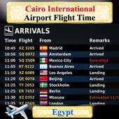 Cairo  Airport Flight Time on 9Apps