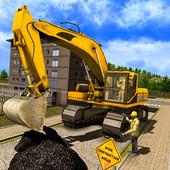 Real Road Builder Sim 2018: Construction Games on 9Apps