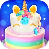 DIY Unicorn Cake - Rainbow Unicorn Food