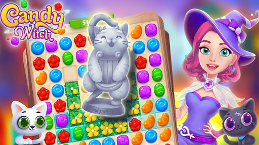 Candy Witch - Match 3 Puzzle 21 تصوير الشاشة