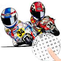 Racing Moto GP Pixel Art