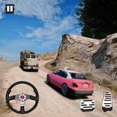 Modern Taxi Hill Driving - 3d hill station game