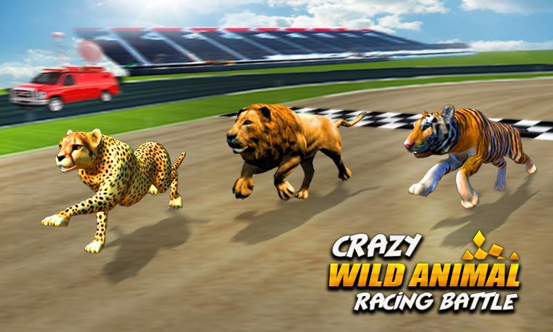Crazy Wild Animal Racing Battle screenshot 13