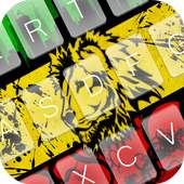 Rasta Keyboard Theme Emoji