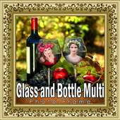 Glass and Bottle Multi Photo Frames