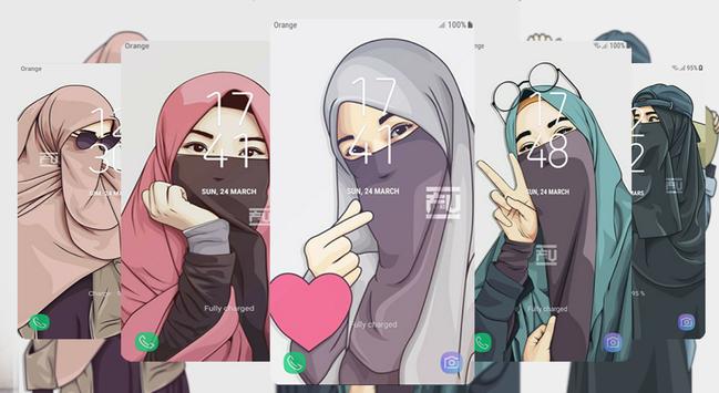 Kartun Muslimah Hijab Wallpaper Download