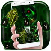 green skull keyboard gambler on 9Apps