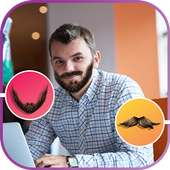 Man Mustache and Beard Photo Editor on 9Apps