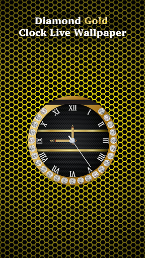 3D Black Clock Live Wallpaper - free download