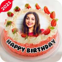 Name Photo On Birthday Cake - Birthday Photo Frame on 9Apps