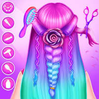 Braided Hair Salon MakeUp Game on 9Apps