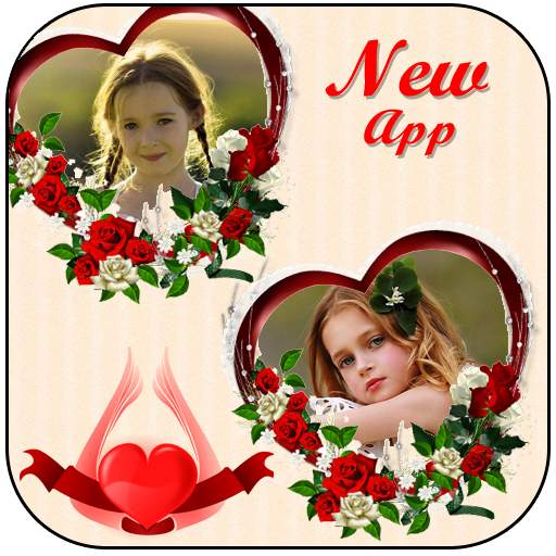 Love Dual Photo Frames Free