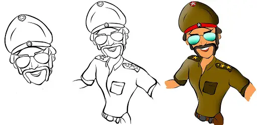 how to draw police cartoon and color APK Download 2023 - Free - 9Apps