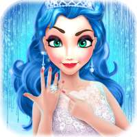 Księżniczka na lodzie ślubne Salon: Mrożone Dress