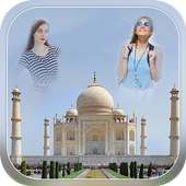 Transparent Taj Mahal Photo Frames  Multiple Photo on 9Apps