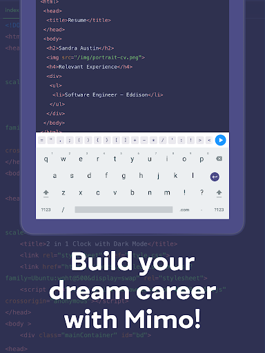 Mimo: Learn coding in HTML, JavaScript, Python screenshot 18